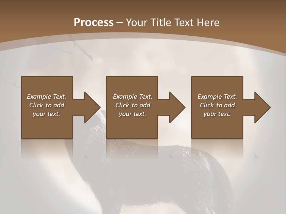 Wolf Howling At Moon PowerPoint Template