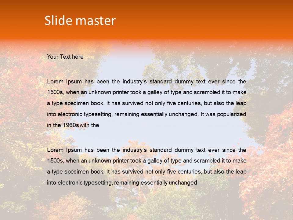 Forests Clipart PowerPoint Template