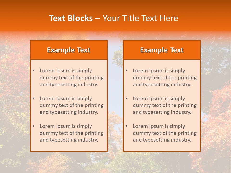 Forests Clipart PowerPoint Template