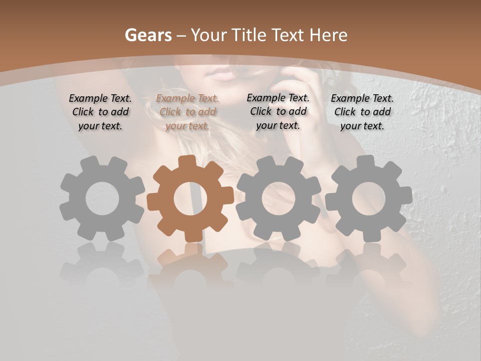 Elegance Feminine Makeup PowerPoint Template