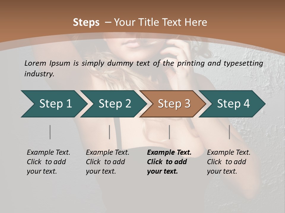 Elegance Feminine Makeup PowerPoint Template