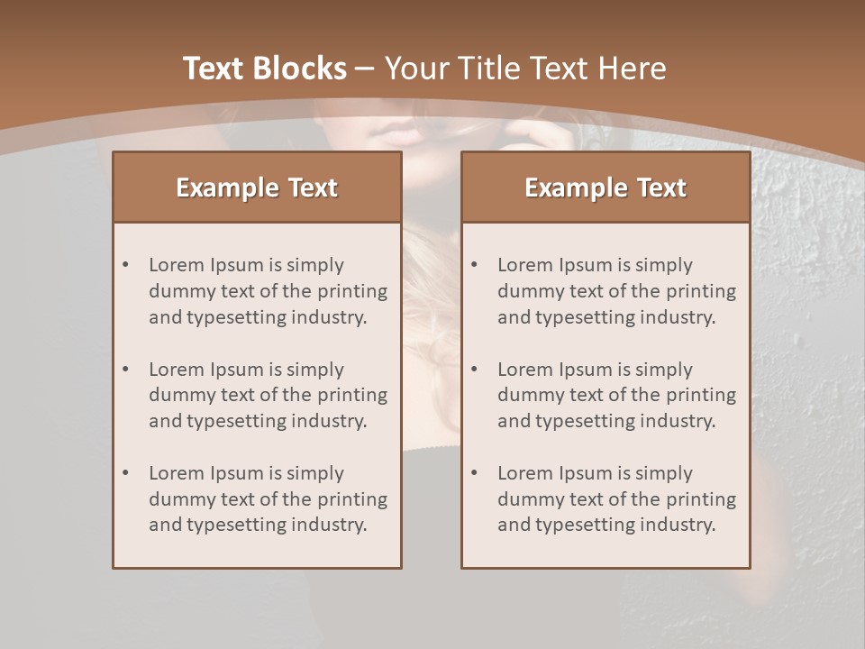 Elegance Feminine Makeup PowerPoint Template