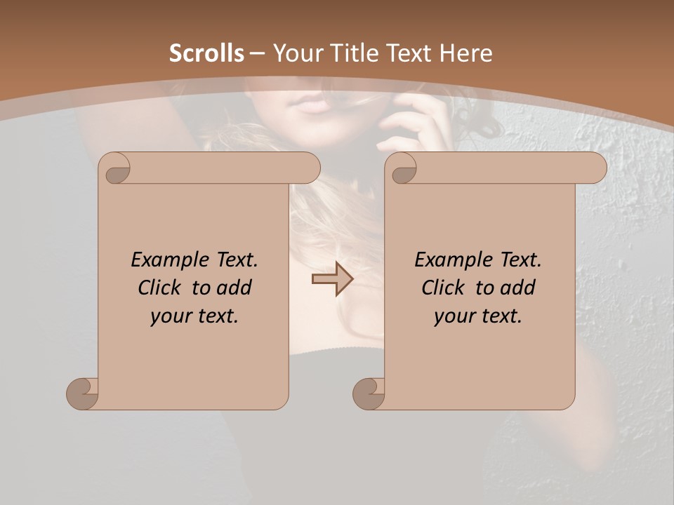 Elegance Feminine Makeup PowerPoint Template