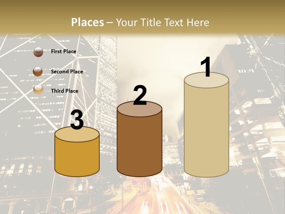 Night Street PowerPoint Template