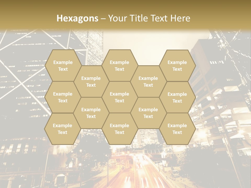 Night Street PowerPoint Template