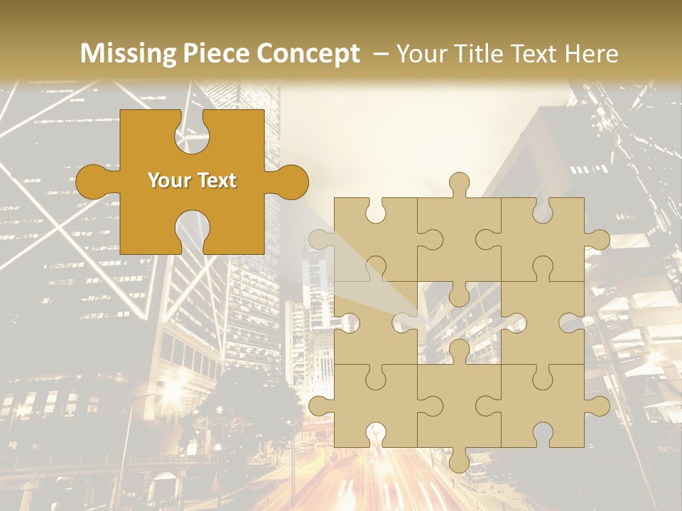 Night Street PowerPoint Template