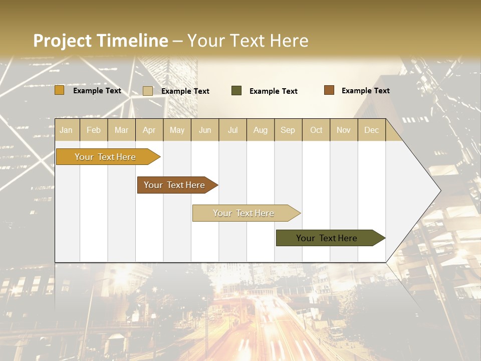Night Street PowerPoint Template
