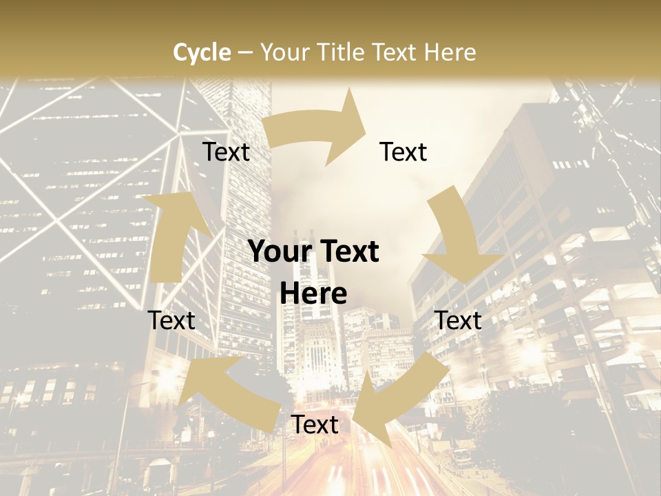 Night Street PowerPoint Template