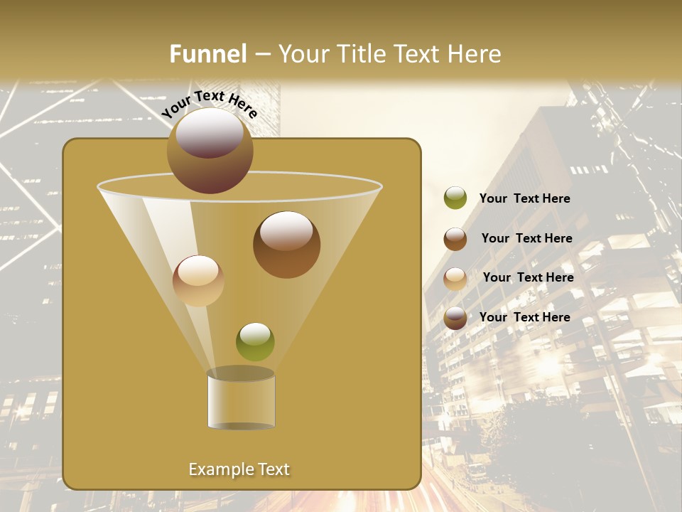 Night Street PowerPoint Template