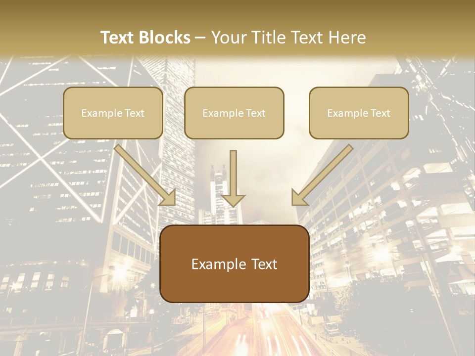 Night Street PowerPoint Template