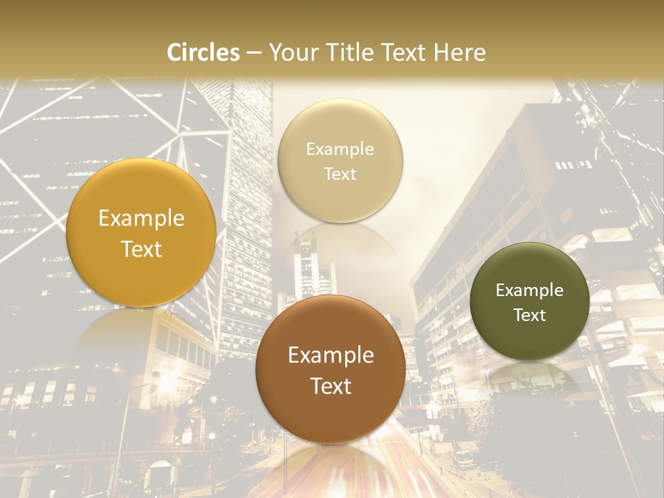 Night Street PowerPoint Template