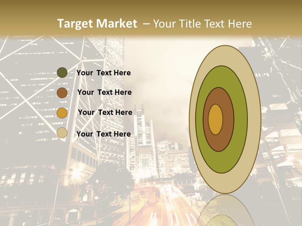 Night Street PowerPoint Template