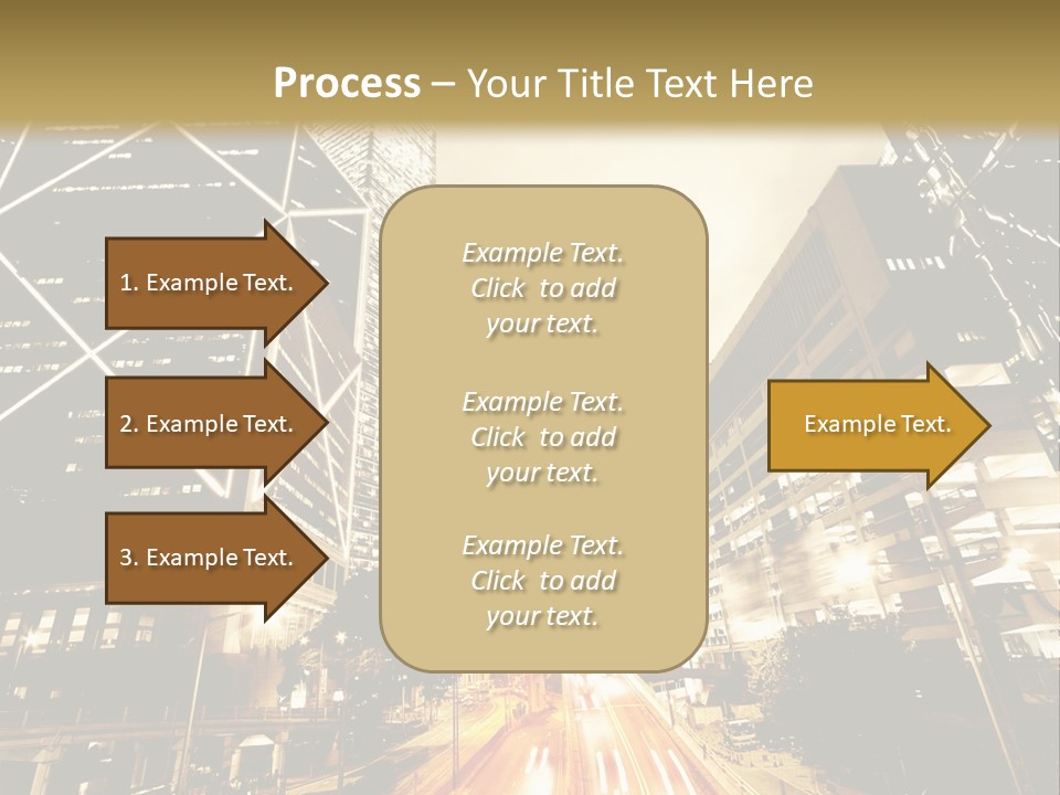 Night Street PowerPoint Template