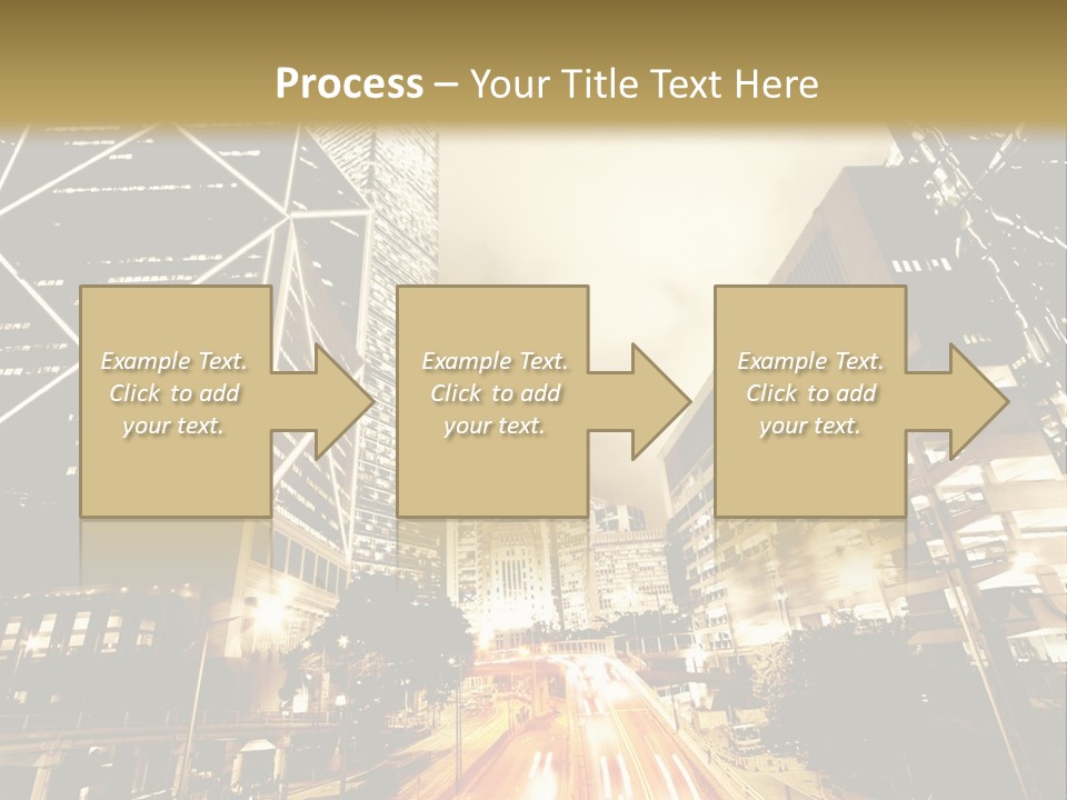 Night Street PowerPoint Template