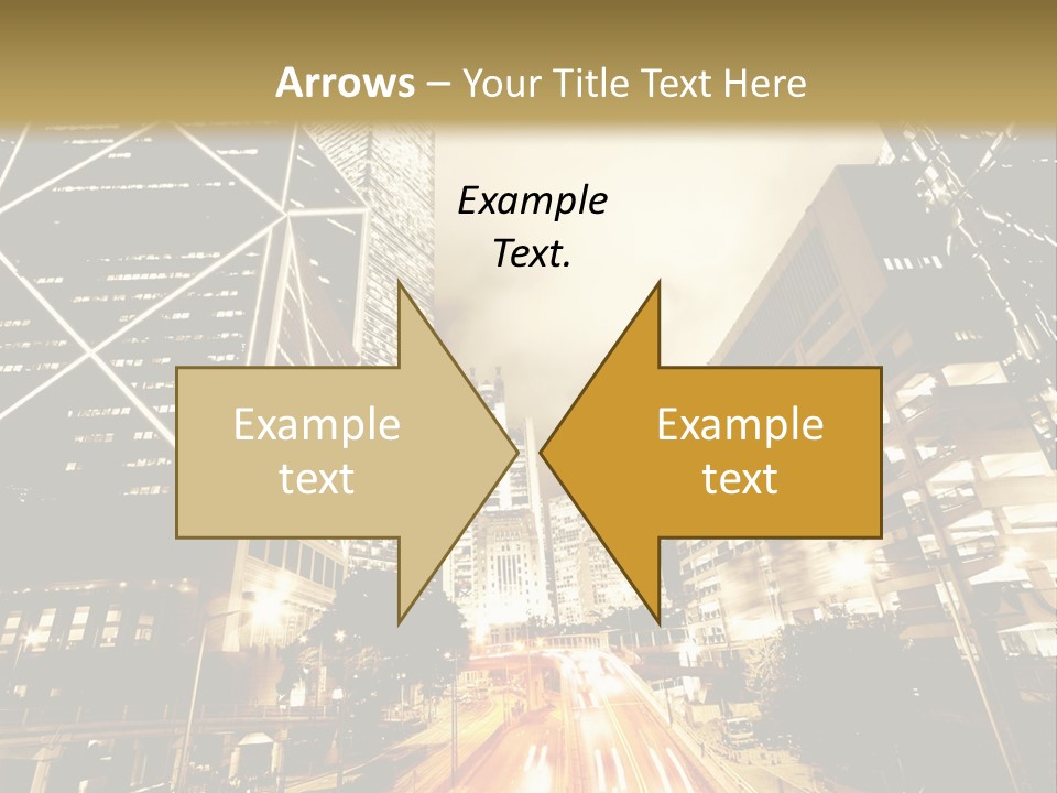 Night Street PowerPoint Template