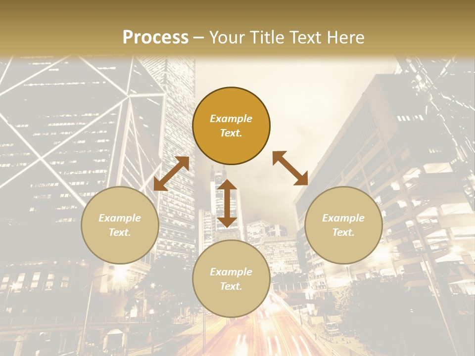 Night Street PowerPoint Template