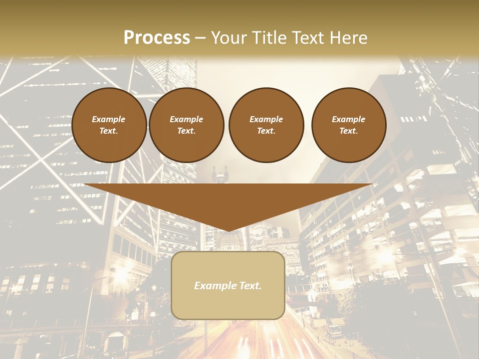 Night Street PowerPoint Template