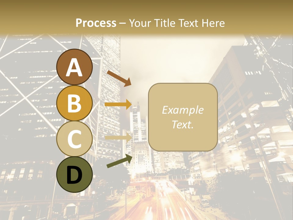 Night Street PowerPoint Template