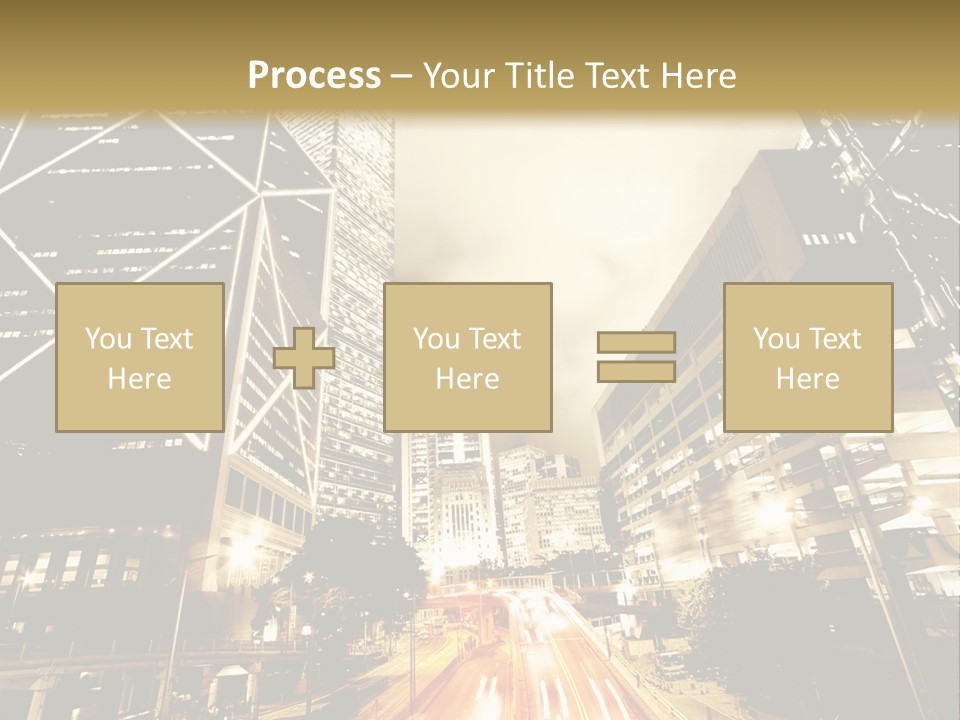 Night Street PowerPoint Template