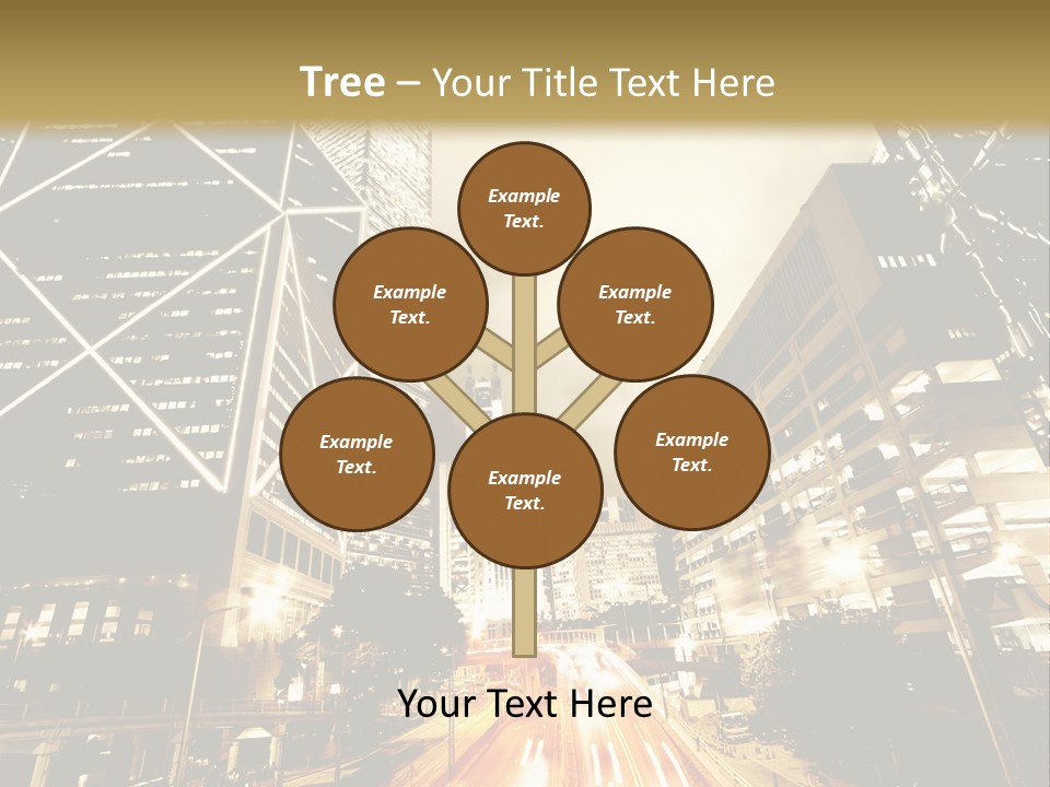 Night Street PowerPoint Template