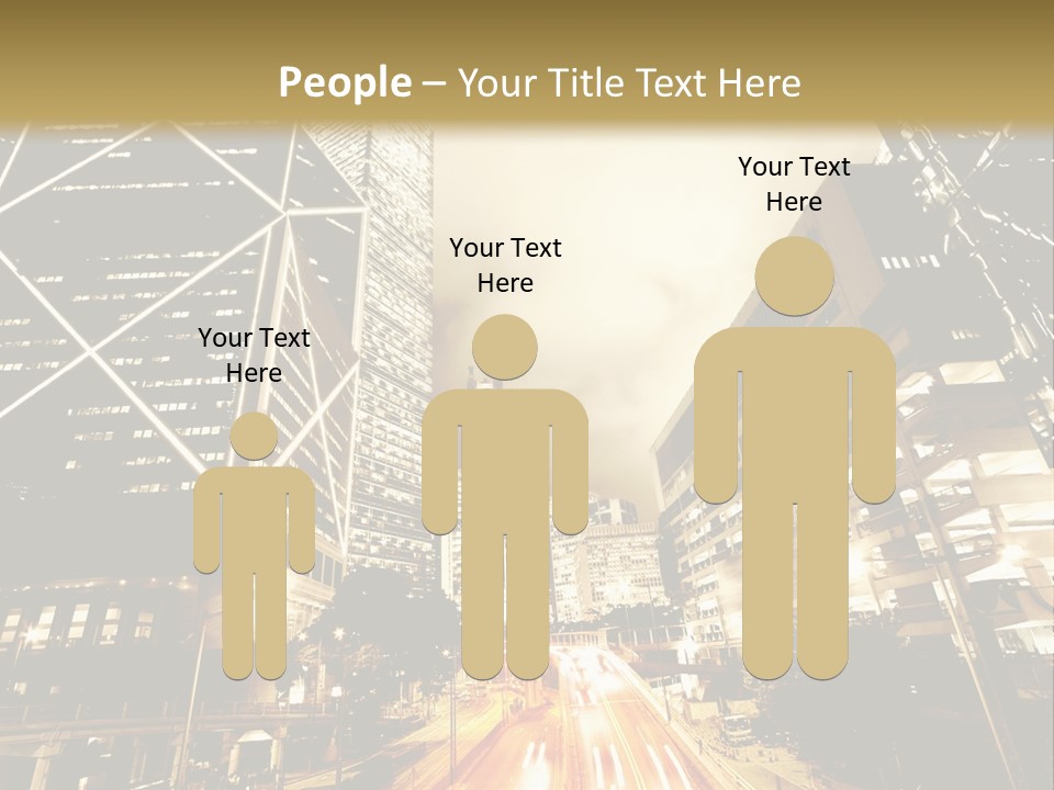 Night Street PowerPoint Template