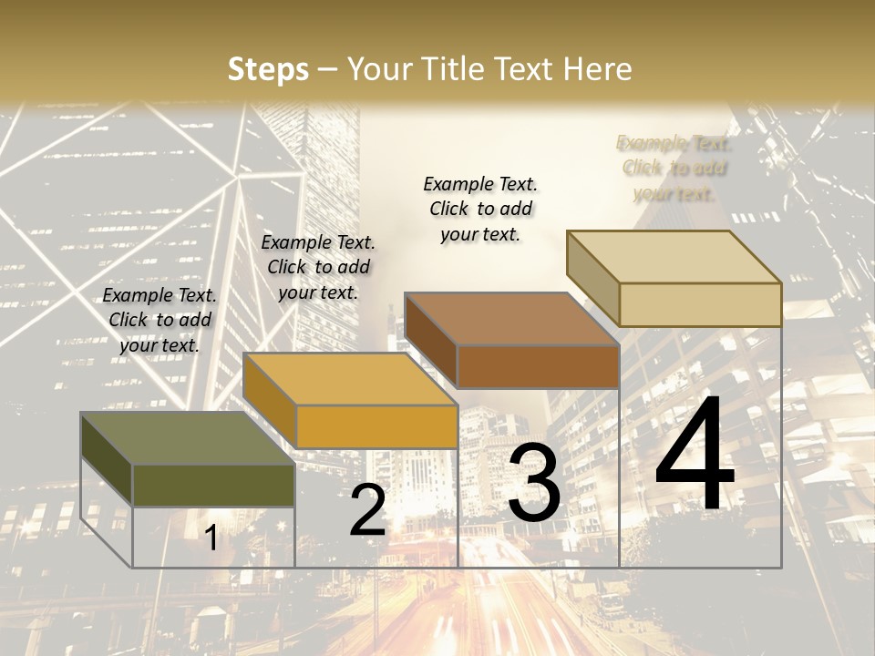 Night Street PowerPoint Template