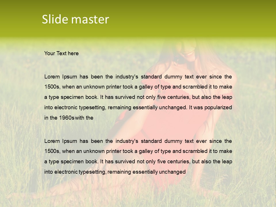 Beautiful Peaceful Free PowerPoint Template