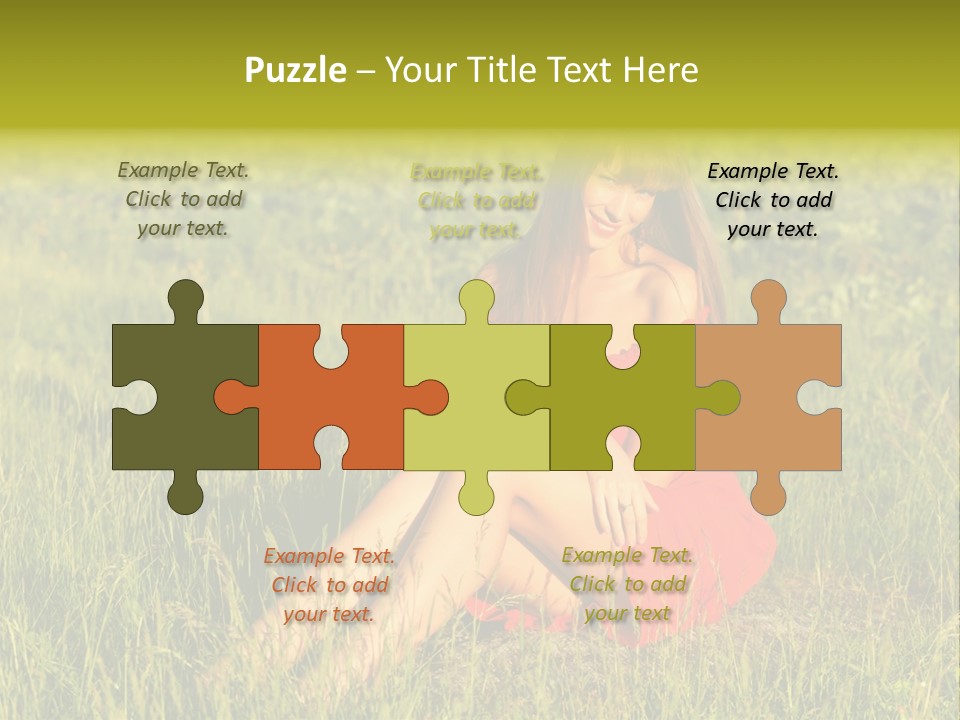 Attractive Happy Peaceful PowerPoint Template