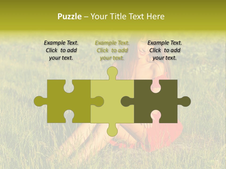 Attractive Happy Peaceful PowerPoint Template