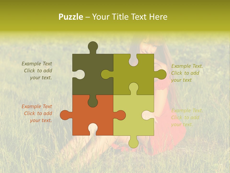 Attractive Happy Peaceful PowerPoint Template