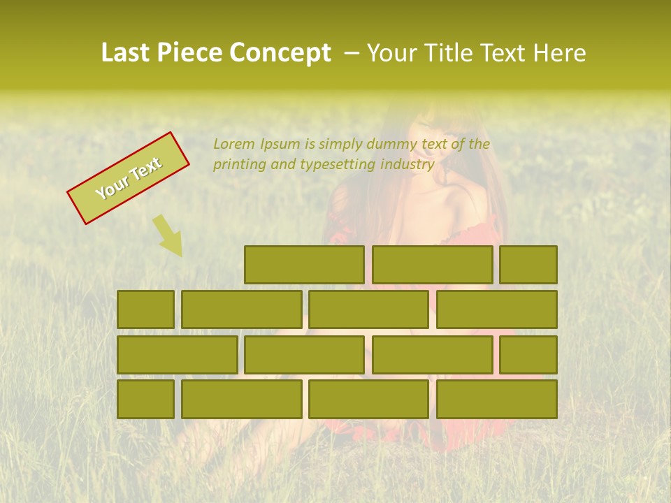 Attractive Happy Peaceful PowerPoint Template