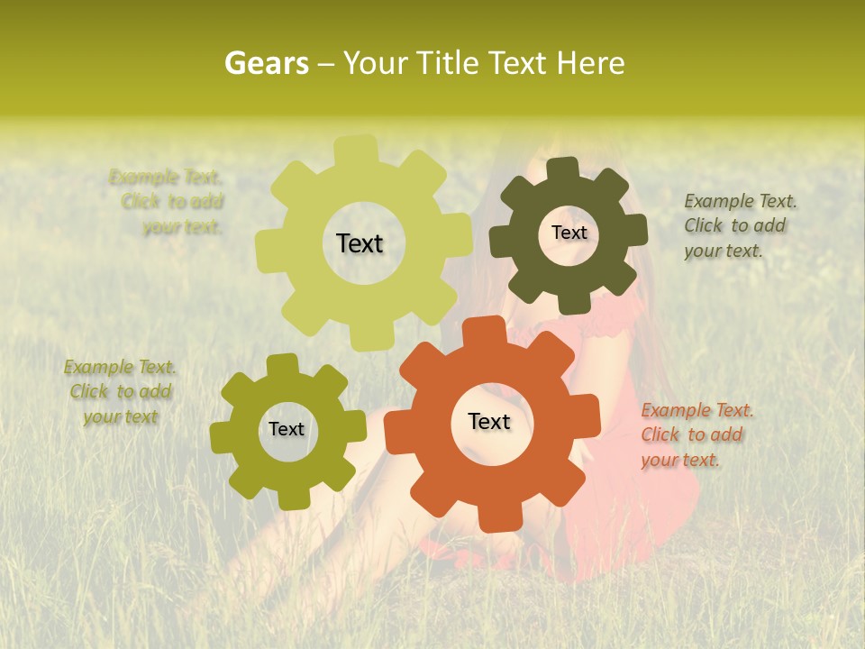 Attractive Happy Peaceful PowerPoint Template