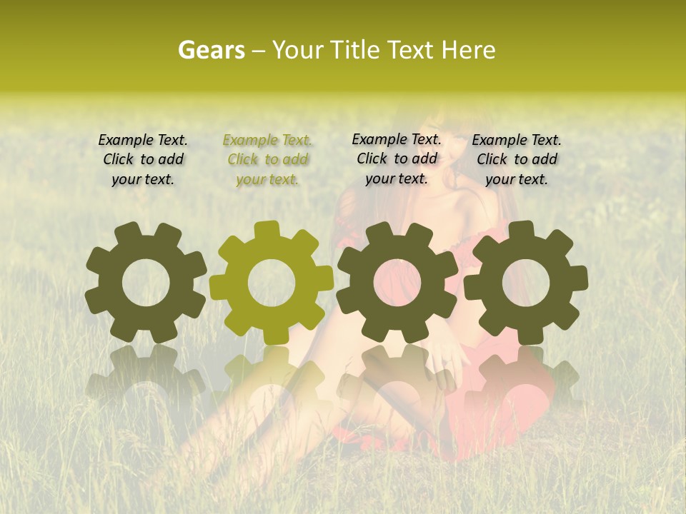 Attractive Happy Peaceful PowerPoint Template