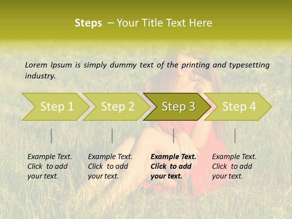 Attractive Happy Peaceful PowerPoint Template