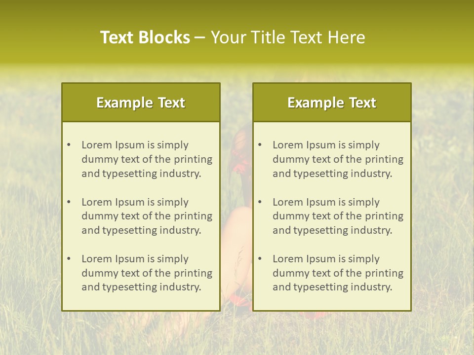Attractive Happy Peaceful PowerPoint Template