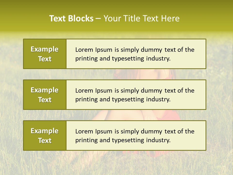 Attractive Happy Peaceful PowerPoint Template