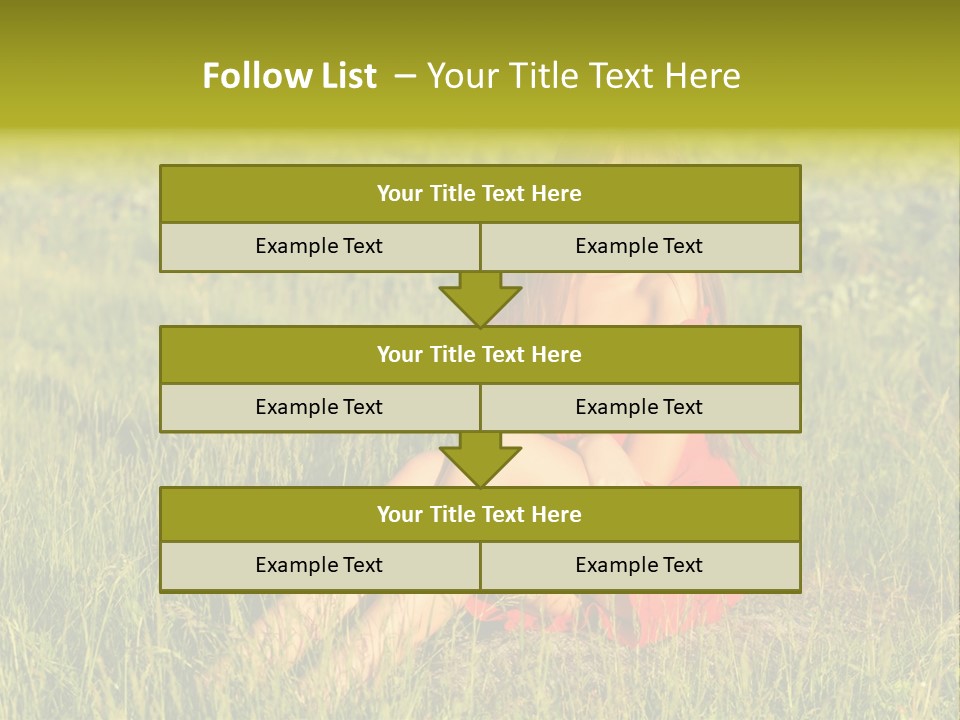 Attractive Happy Peaceful PowerPoint Template