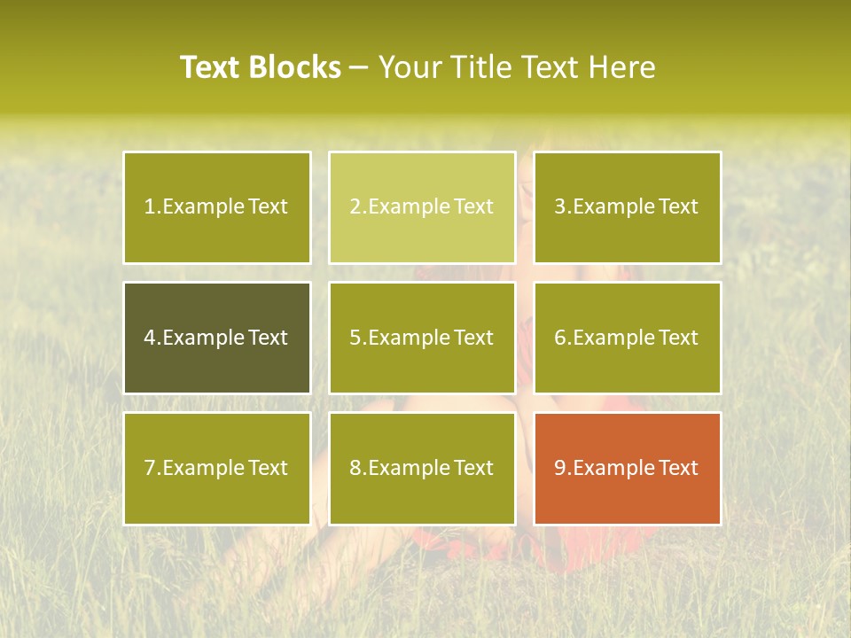 Attractive Happy Peaceful PowerPoint Template