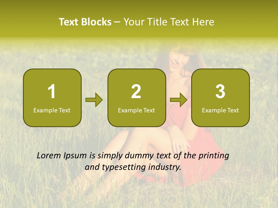 Attractive Happy Peaceful PowerPoint Template