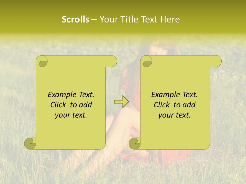 Attractive Happy Peaceful PowerPoint Template