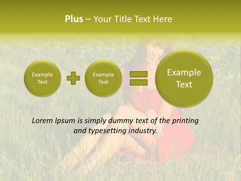 Attractive Happy Peaceful PowerPoint Template