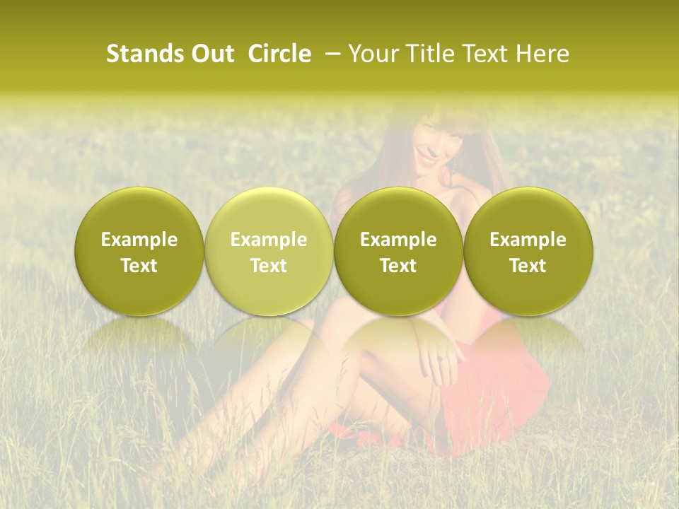 Attractive Happy Peaceful PowerPoint Template