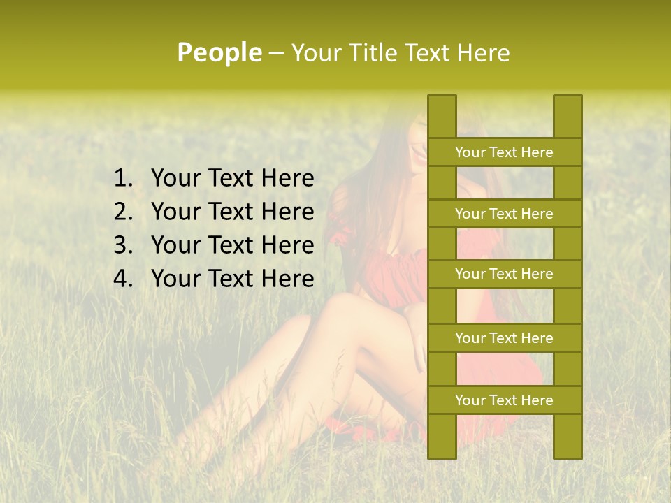 Attractive Happy Peaceful PowerPoint Template