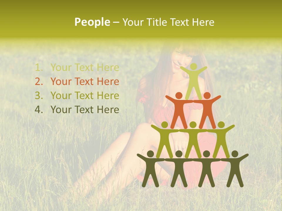 Attractive Happy Peaceful PowerPoint Template