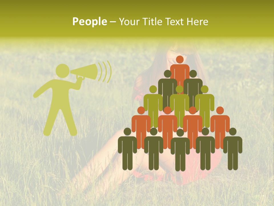 Attractive Happy Peaceful PowerPoint Template