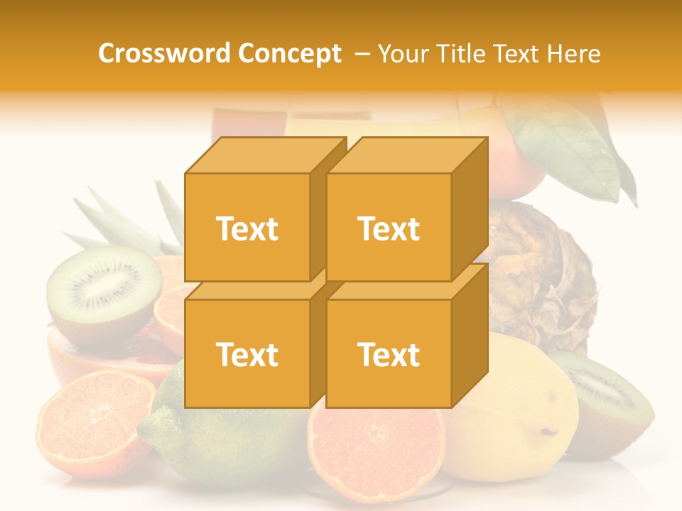 Fruits Juice PowerPoint Template