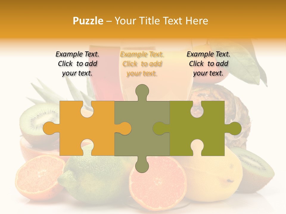 Fruits Juice PowerPoint Template