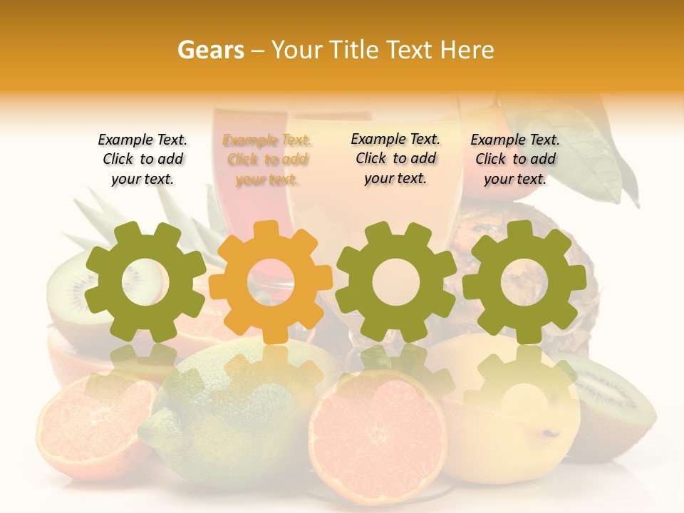Fruits Juice PowerPoint Template