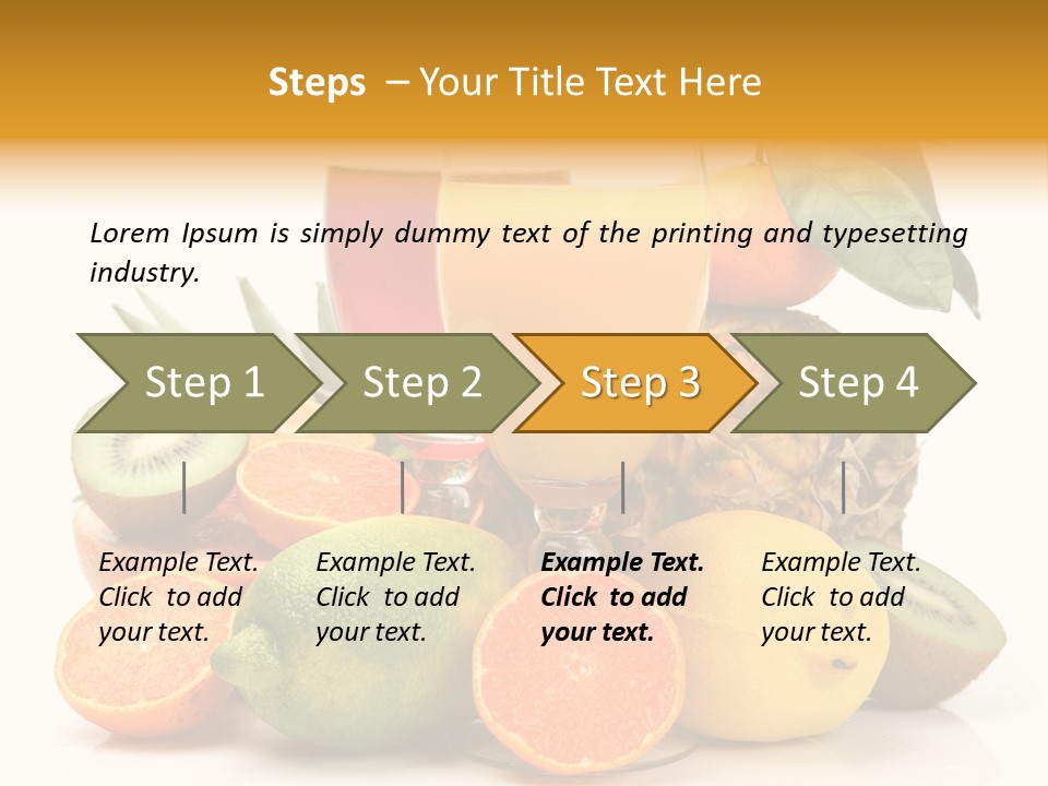 Fruits Juice PowerPoint Template