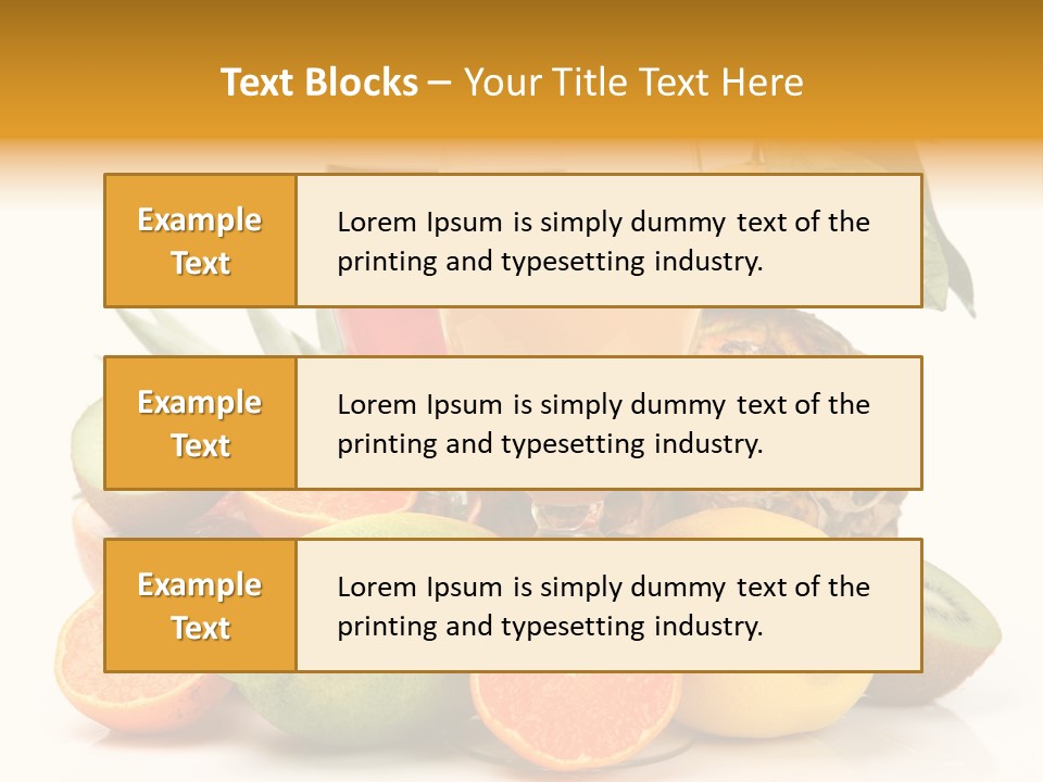 Fruits Juice PowerPoint Template